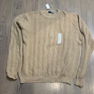 MOST Men's Knit Sweater‎ Size XL Crew Neck Textured Knitwear Top